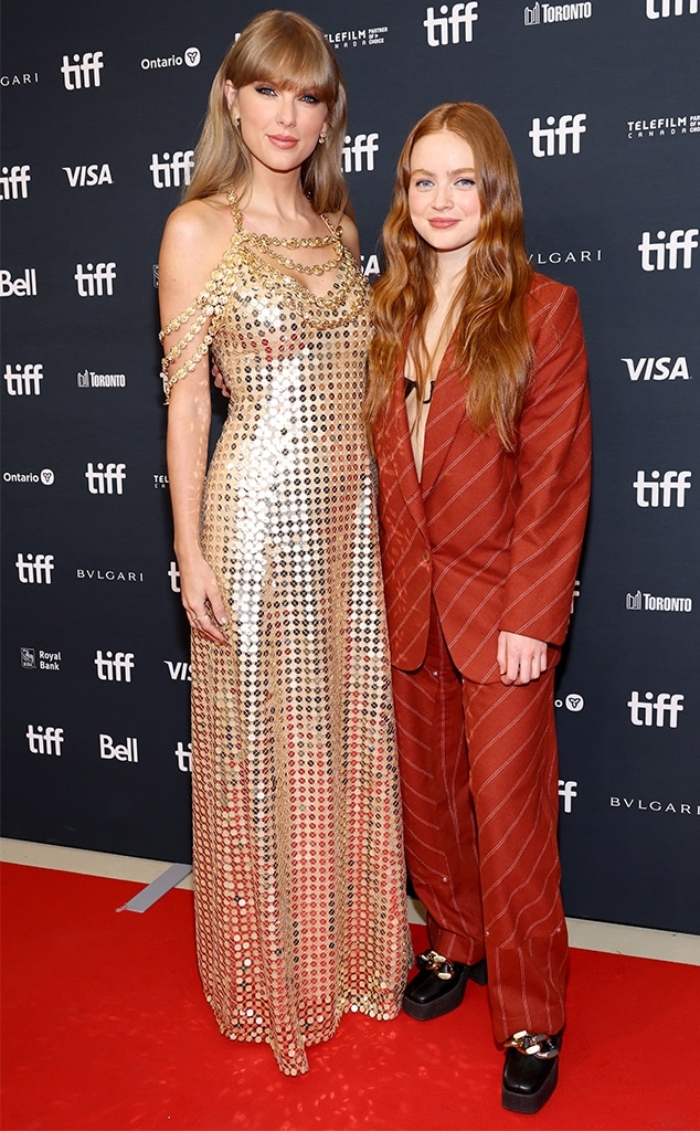 Taylor Swift serves drop-dead gorgeous look at TIFF red carpet with Sadie Sink