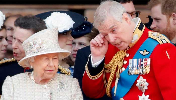 Prince Andrew barred from wearing military uniform as he joins siblings at Queens procession