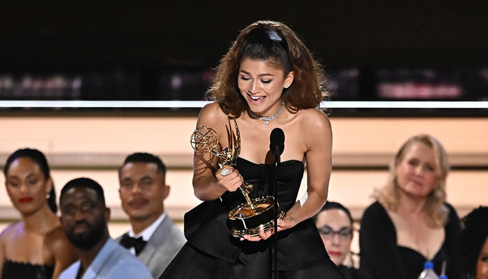 Zendaya wins her second Emmy, gives emotional speech