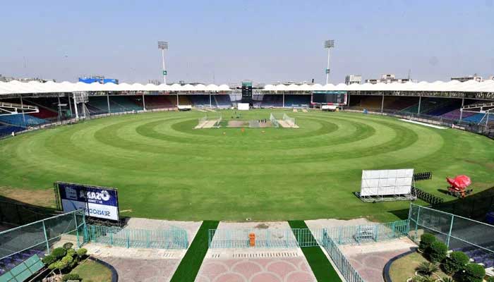 A stunning view of Karachis National Stadium. — Twitter/Pakistan Cricket/file