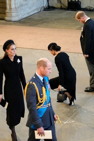 Meghan Markle recreates first meeting with Queen upon seeing her coffin