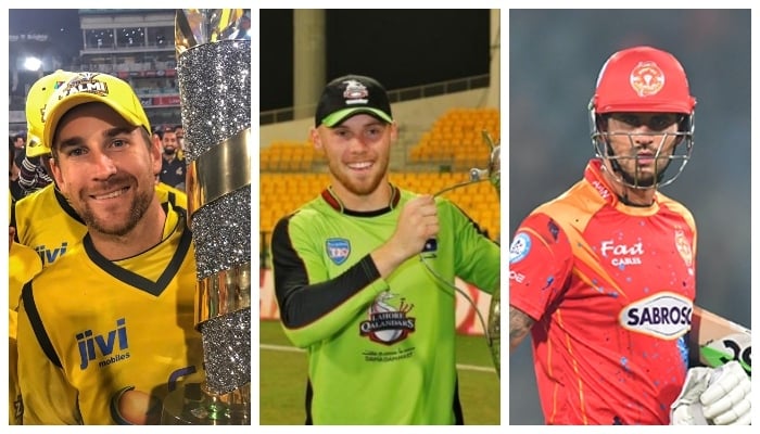 (L to R) Dawid Malan, Alex Hales, and Phil Salt. — Sussex Cricket/PSL/Twitter/File