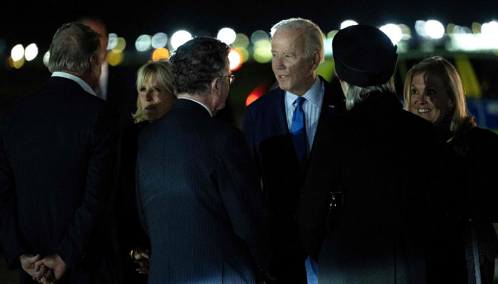 Joe Biden arrives in UK for Queen Elizabeth’s funeral