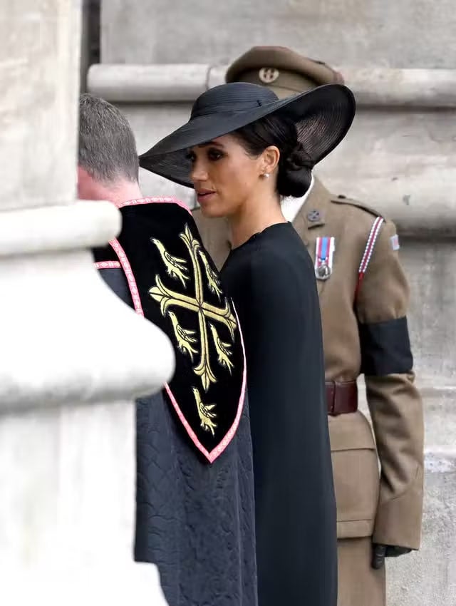 Meghan Markle joins royals at Westminster Abbey for the Queens state funeral