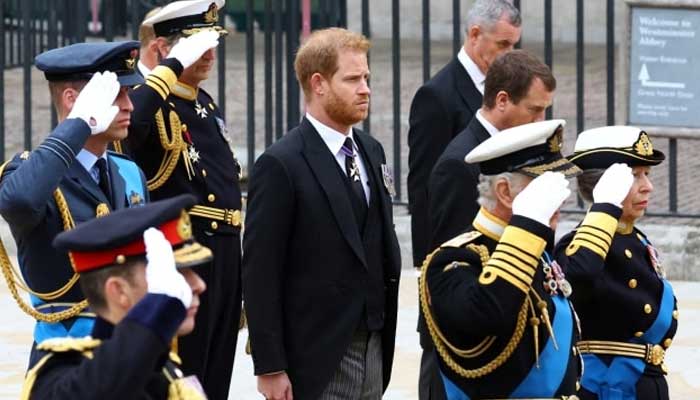 Tearful Prince Harry, Andrew barred from saluting Queen Elizabeth II