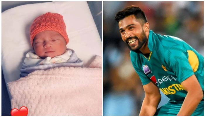 Former Pakistani pacer Mohammad Amir shared his daughters photo on social media. — Instagram/@official.mamir/ICC/File