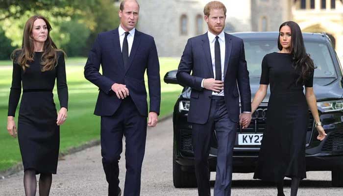 Prince Harrys loving gesture for Meghan at Queens funeral was a message for royals?
