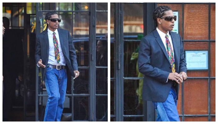 A$AP Rocky appears in good spirits amid legal troubles