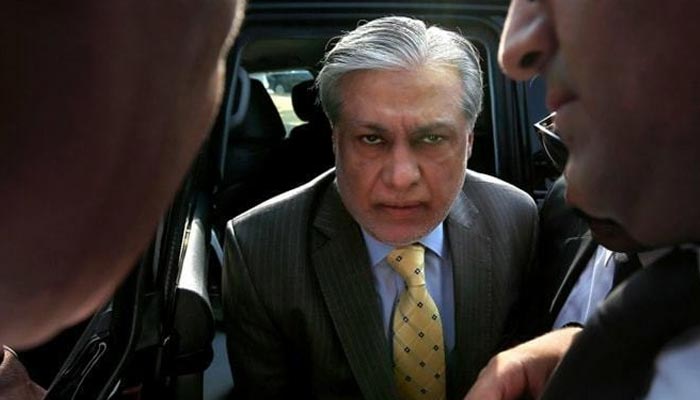 PML-N leader and former finance minister Ishaq Dar. — AFP/File