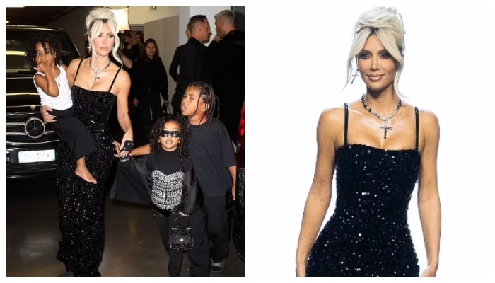 Kim Kardashian looks gorgeous as she departs Dolce & Gabbana collaboration show