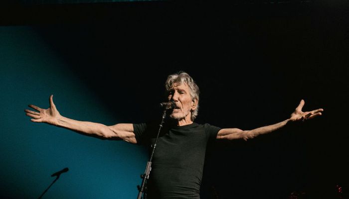 Roger Waters reacts after concerts cancelled in Poland