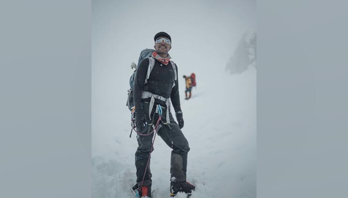 Pakistani mountaineer Sajid Ali Sadpara. — Twitter/@sajid_sadpara