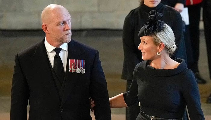 Mike Tindall reacciona al uso de medallas en el funeral de Queen