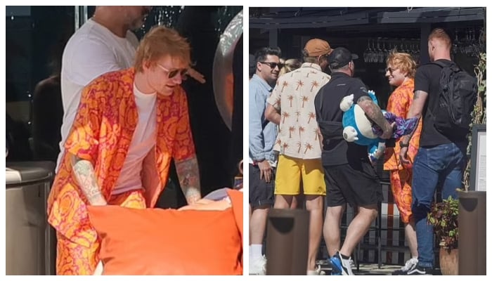 Ed Sheeran soaks up the sun on a lavish yacht trip in Ibiza with friends