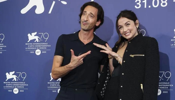 Adrien Brody comes in support of his latest film ‘Blonde’