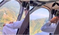 WATCH: Imran Khan offers prayers in heli amid KP's breathtaking views