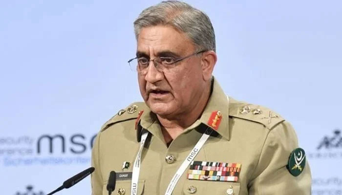 Chief of Army Staff General Qamar Javed Bajwa speaks during an event in this undated photo. — AFP/File