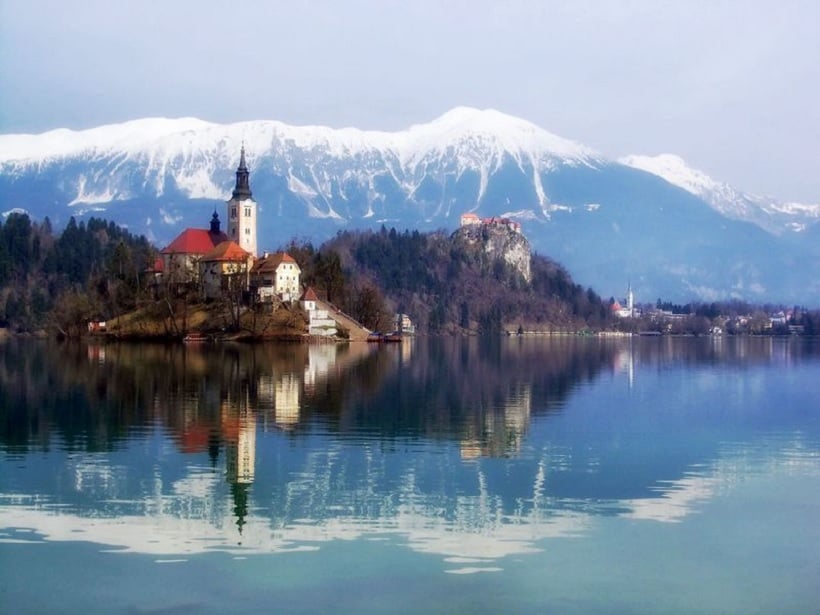 Bled Island (Blejski Otok) on Lake Bled in the Julian Alps of the Upper Carniolan region of northwestern Slovenia, where it adjoins the town of Bled.— Pixabay