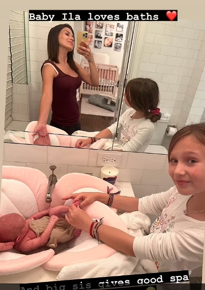Hilaria Baldwin showers love on her new born child in new posts