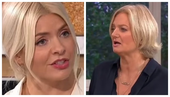 Holly Willoughby appears ‘unimpressed’ as reporter makes a sly jibe about her age