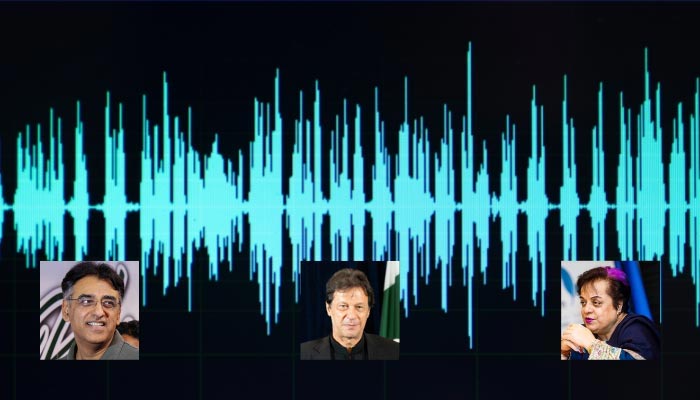Portrait of participants in PTI chief Imran Khan's audio leak.  — jio.tv