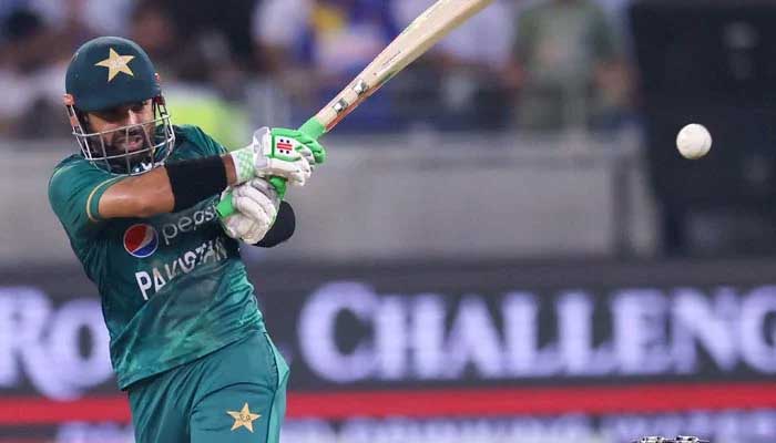 Pakistans Mohammad Rizwan plays a shot during the Asia Cup Twenty20 international cricket final match between Pakistan and Sri Lanka on September 11, 2022. — AFP