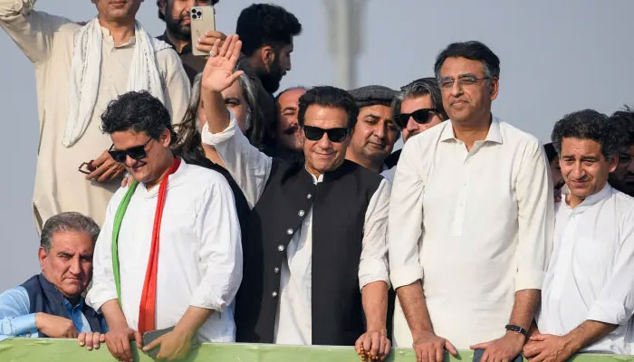Pakistan’s former premier Imran Khan, who was facing charges under an anti-terror act for threats to police and a magistrate, accused the government of temporarily blocking YouTube to deny live access to his speech at a political rally. — AFP