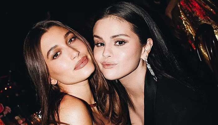 Selena Gomez and Hailey Bieber end feud, embrace and pose for a photo at star-studded event