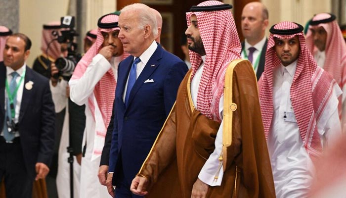 US President Joe Biden (L) and Saudi Crown Prince Mohammed bin Salman. — AFP