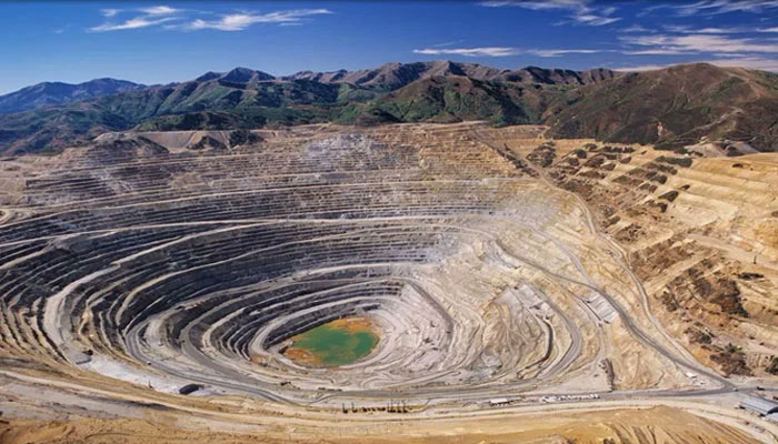The site of Reko Diq gold mines. — Twitter