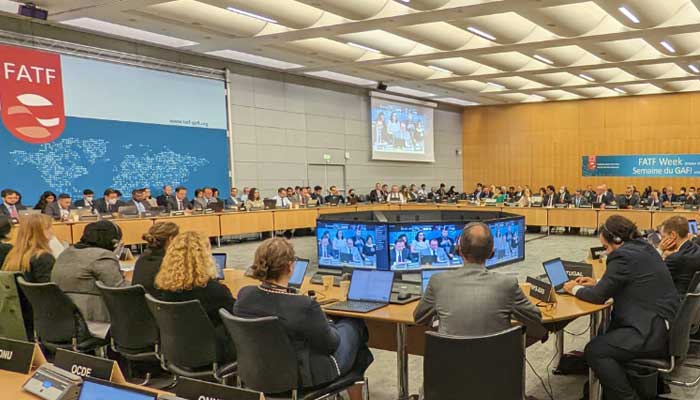 A view of the Financial Action Task Force (FATF) plenary meeting. — FATF Twitter