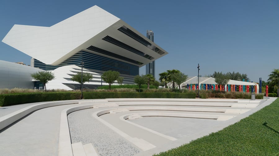 External design of the library.— Mohammed Bin Rashid library via CNN
