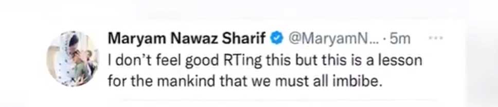 Maryam Nawaz apologises for inappropriate tweet on Arshad Sharifs death