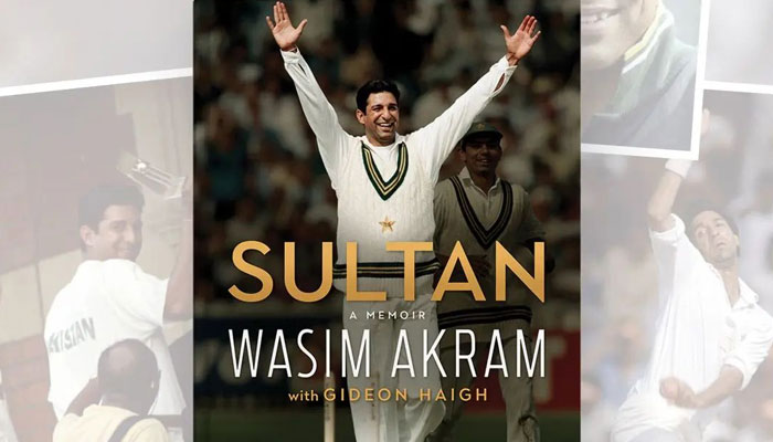 A still image of Wasim Akrams upcoming autobiography Sultan: A Memoir. — Instagram/@wasimakramliveofficial