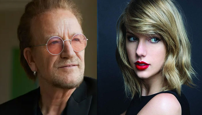 Taylor Swift teases possible collaboration with Irish singer Bono