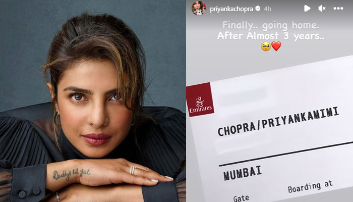 Priyanka Chopra finally returns to India after three years