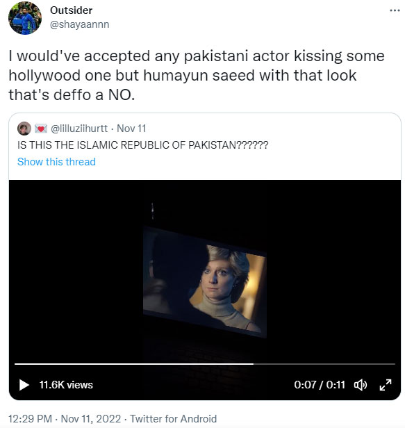 Humayun Saeed garners mixed reaction from fans after The Crown intimate scene