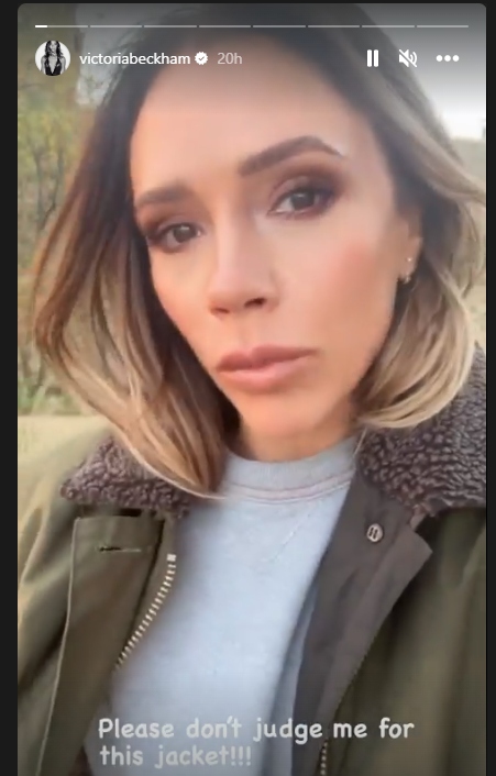 Victoria Beckham begs fans ‘don’t judge her dressing sense amid romantic country drive