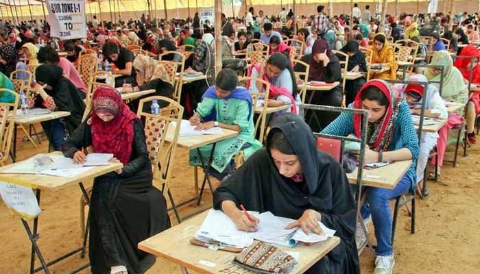 Students appearing in Medical and Dental College Admission Test. — PPI/File