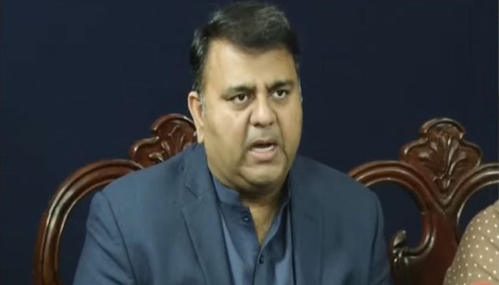 PTI Senior Vice President Fawad Chaudhry addresses a press conference in Islamabad, on November 16, 2022. — YouTube/HumNewsLive