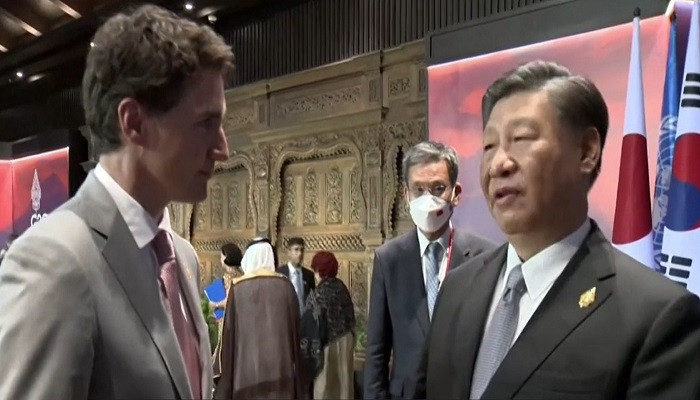 Xi Jinping ve Justin Trudeau’nun G20 zirvesindeki tuhaf alışverişi
