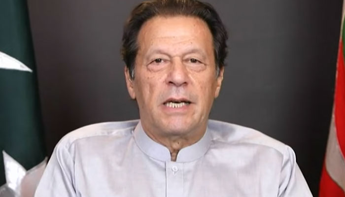 PTI Chairman Imran Khan. — Screengrab from France24s video