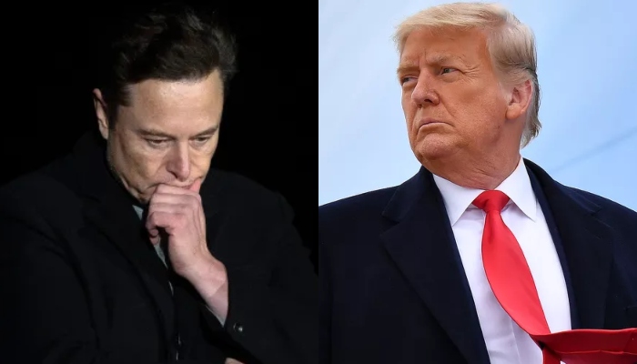 Tesla and Space X chief Elon Musk (L) and former US President Donald Trump. — AFP/File