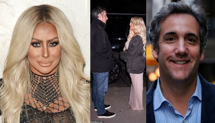 Aubrey ODay spotted with Donald Trumps ex-lawyer Michael Cohen for drinks