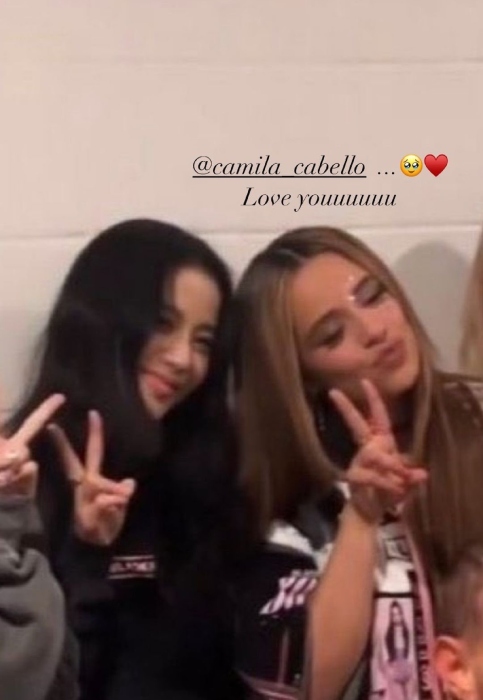 Camila Cabello joins BLACKPINK Jisoo on stage during Born Pink tour
