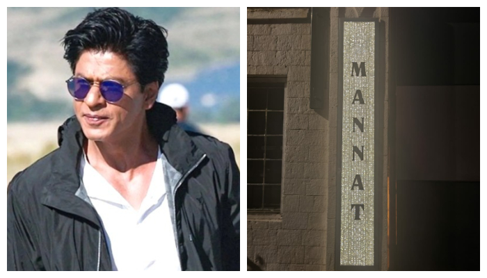 Shah Rukh Khans new nameplate on Mannat residence is made out of diamond