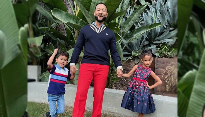 John Legend’s kids support him on The Voice set in adorable video: Watch