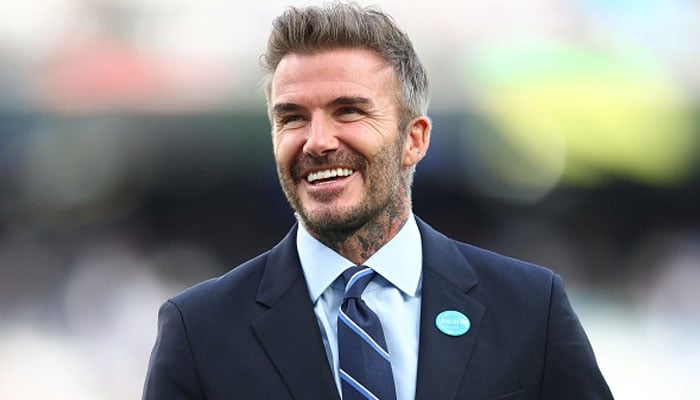 David Beckham appears in good spirits as he attends World Cup in Qatar amid  row