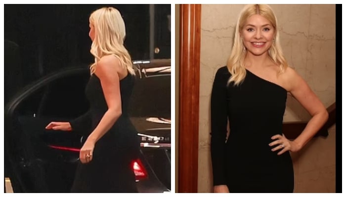 Variety Club Showbusiness Awards: Holly Willoughby stands out in black gown