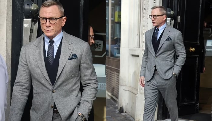 Daniel Craig looks classic during the promotion of  Glass Onion: A Knives Out Mystery